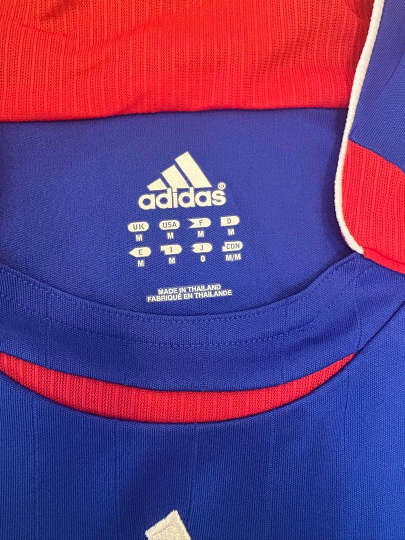 超希少 正規品 中古 美品 フランス 06/07 ホーム アウェイ ジダン Ｌ