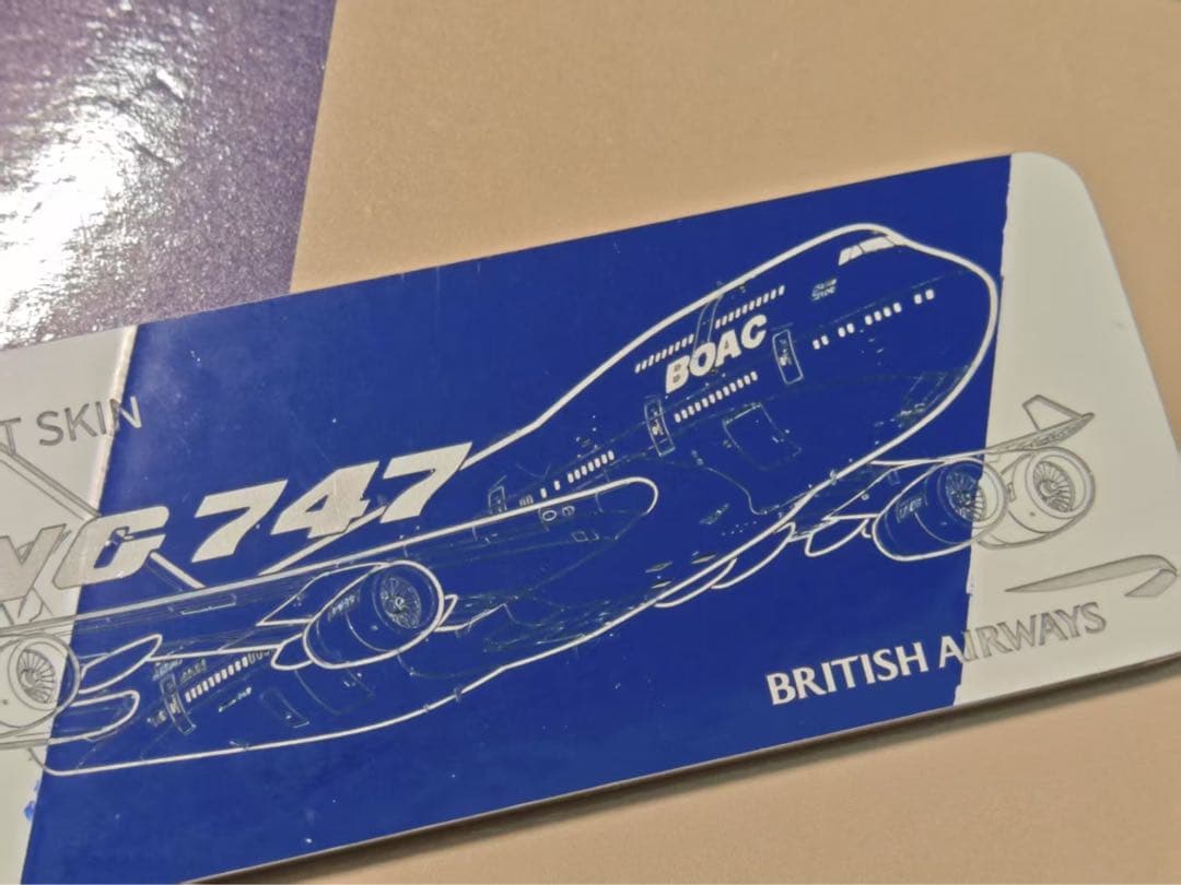 BA Airlinertags B747-400 コンビ色
