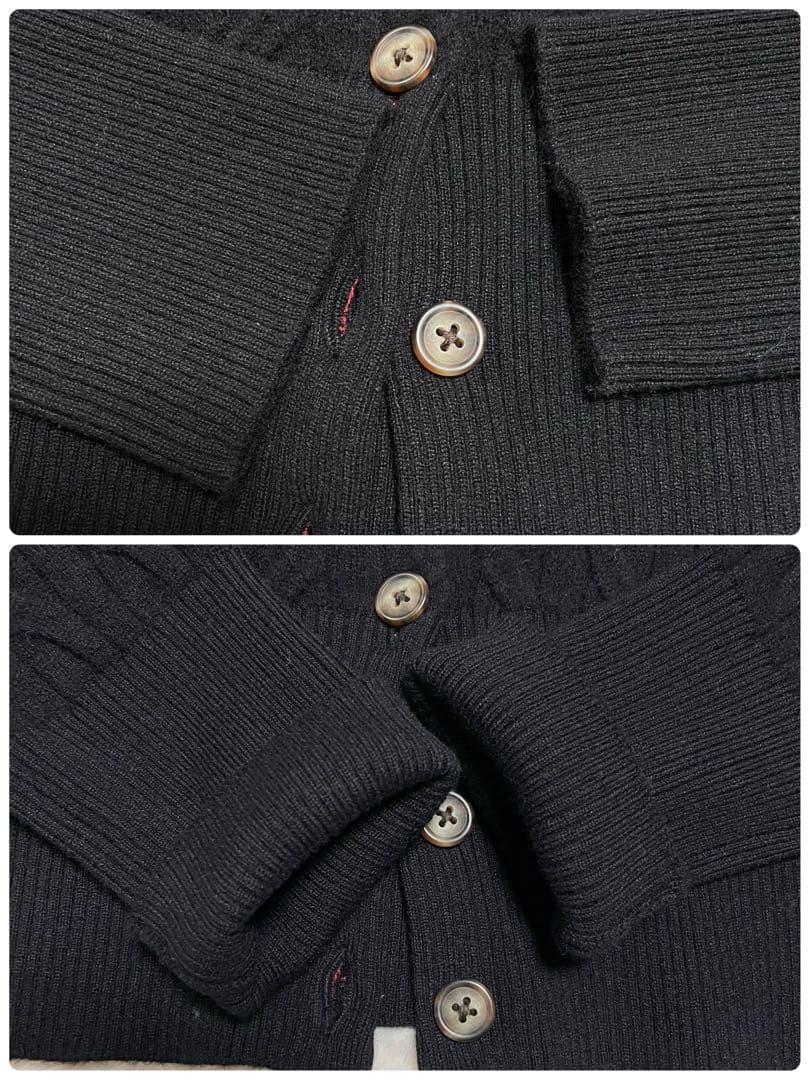 未使用級　ヴィヴィアンウエストウッド　表記40 ケーブルニットクルーカーディガン