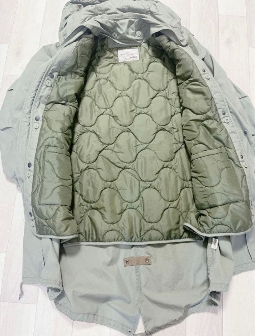 AVIREX モッズコート　 シェルライナー付き 3WAYカーキ XL