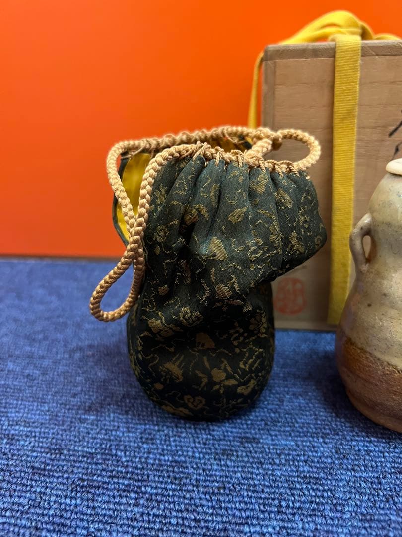 1454  唐津焼　古唐津堂　内山仙鶴　茶入