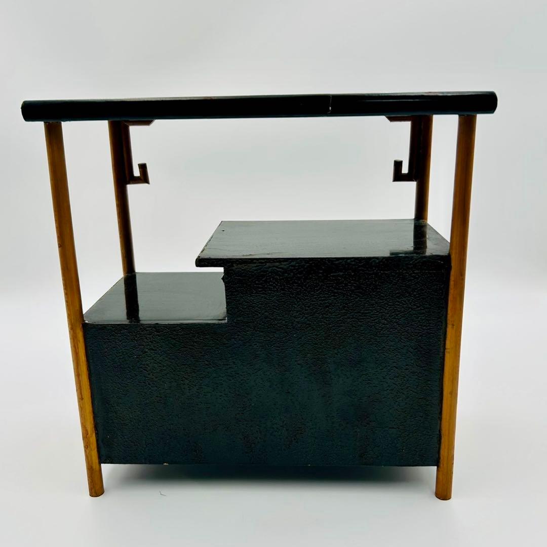 【茶棚　茶箪笥　飾り棚　煎茶道具】アンティーク　インテリア　骨董