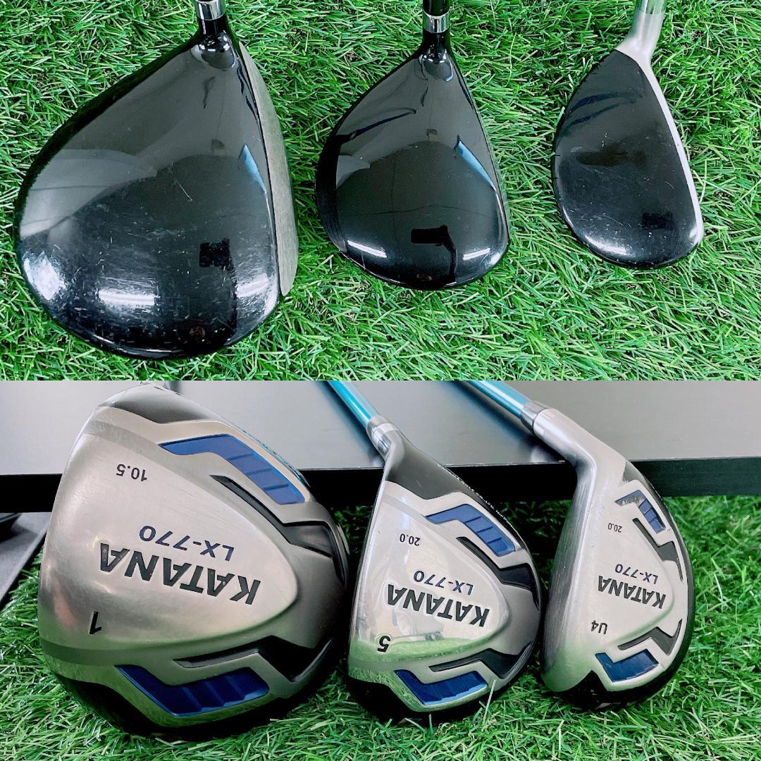 KATANA メンズゴルフ フルセット 即コースデビュー 12本　N2572