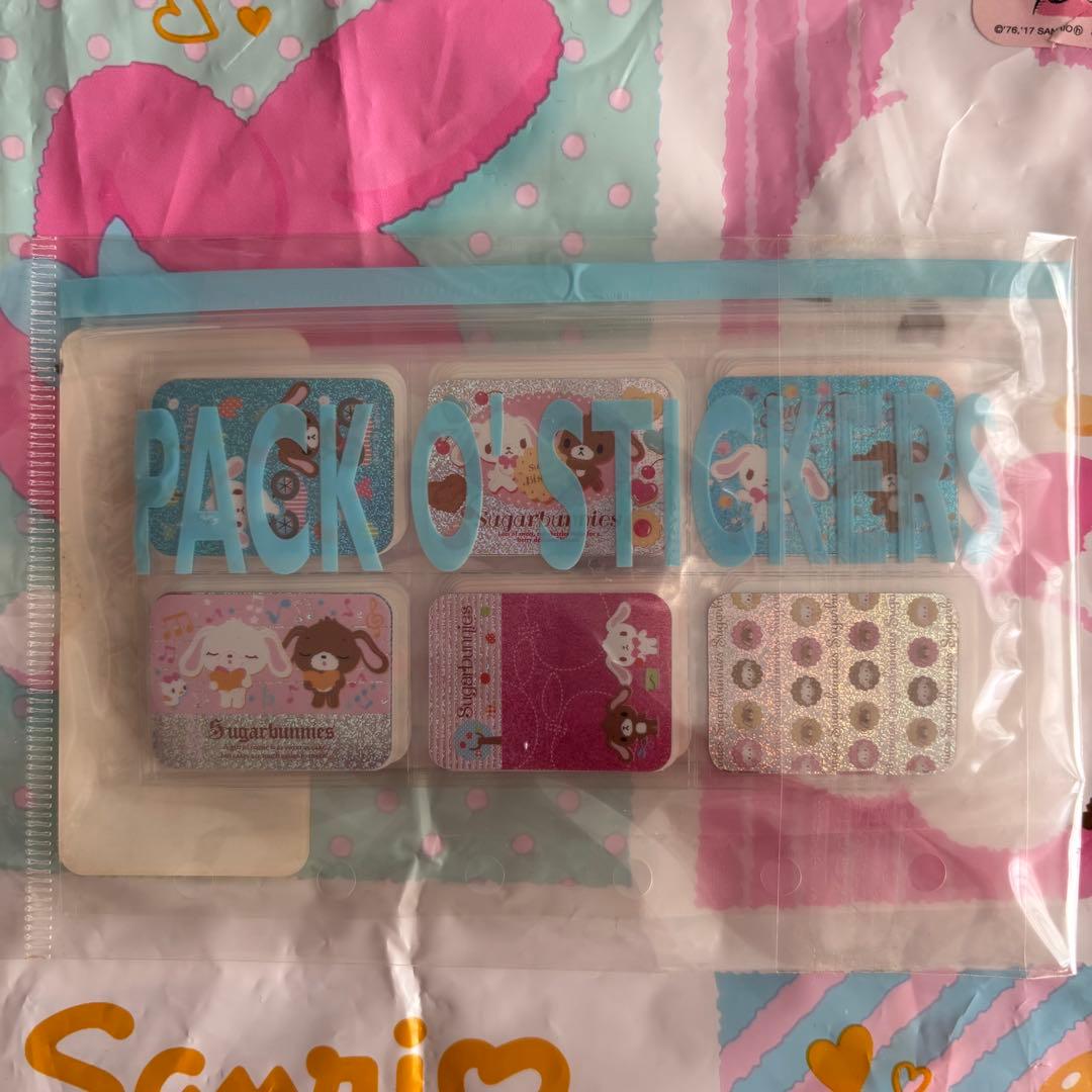 シュガーバニーズ シールパック 平成レトロ　サンリオ　2009