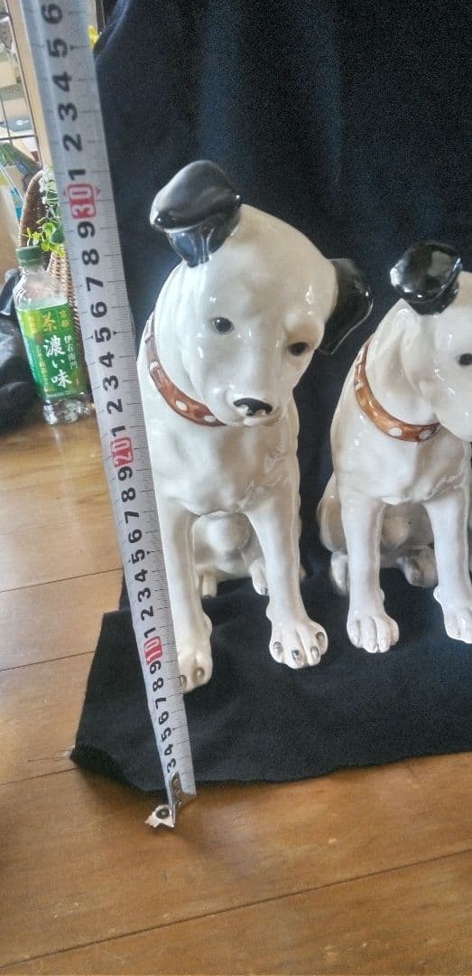 Victor ビクター 犬 ニッパー 陶器製 12体 セット 当時置物