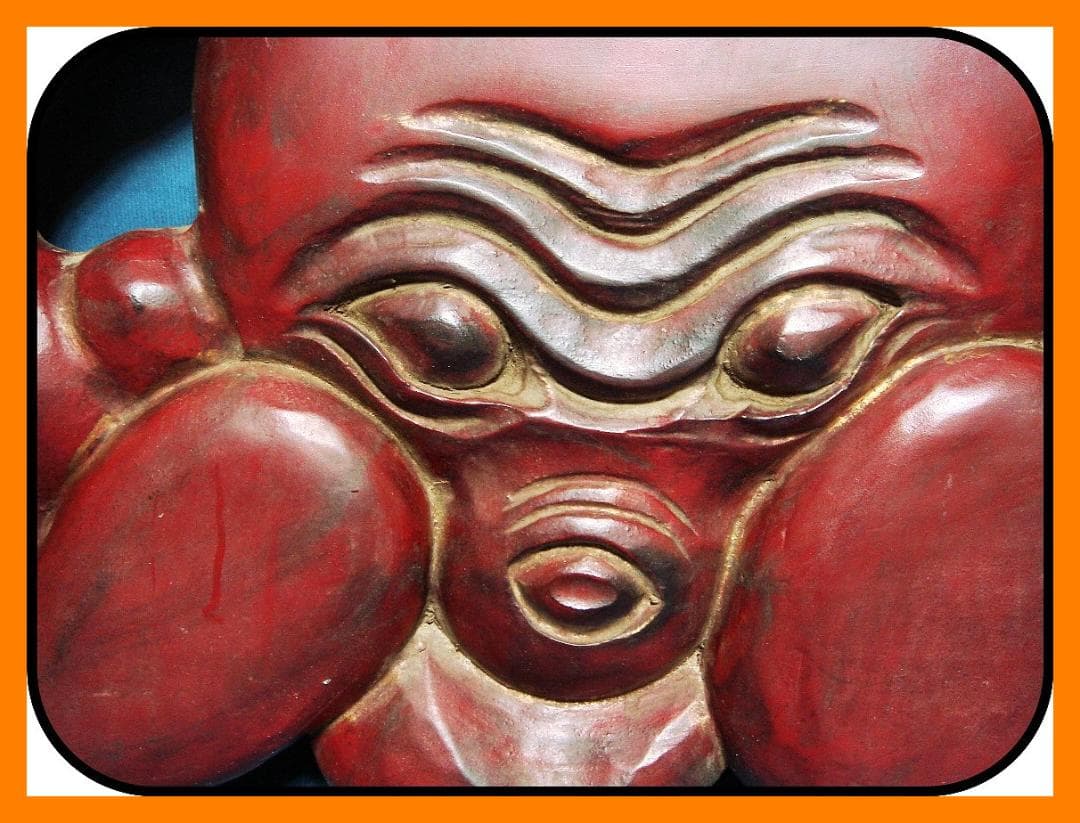 832『木製 タコ 看板』　/骨董品 古美術 アンティーク 古玩