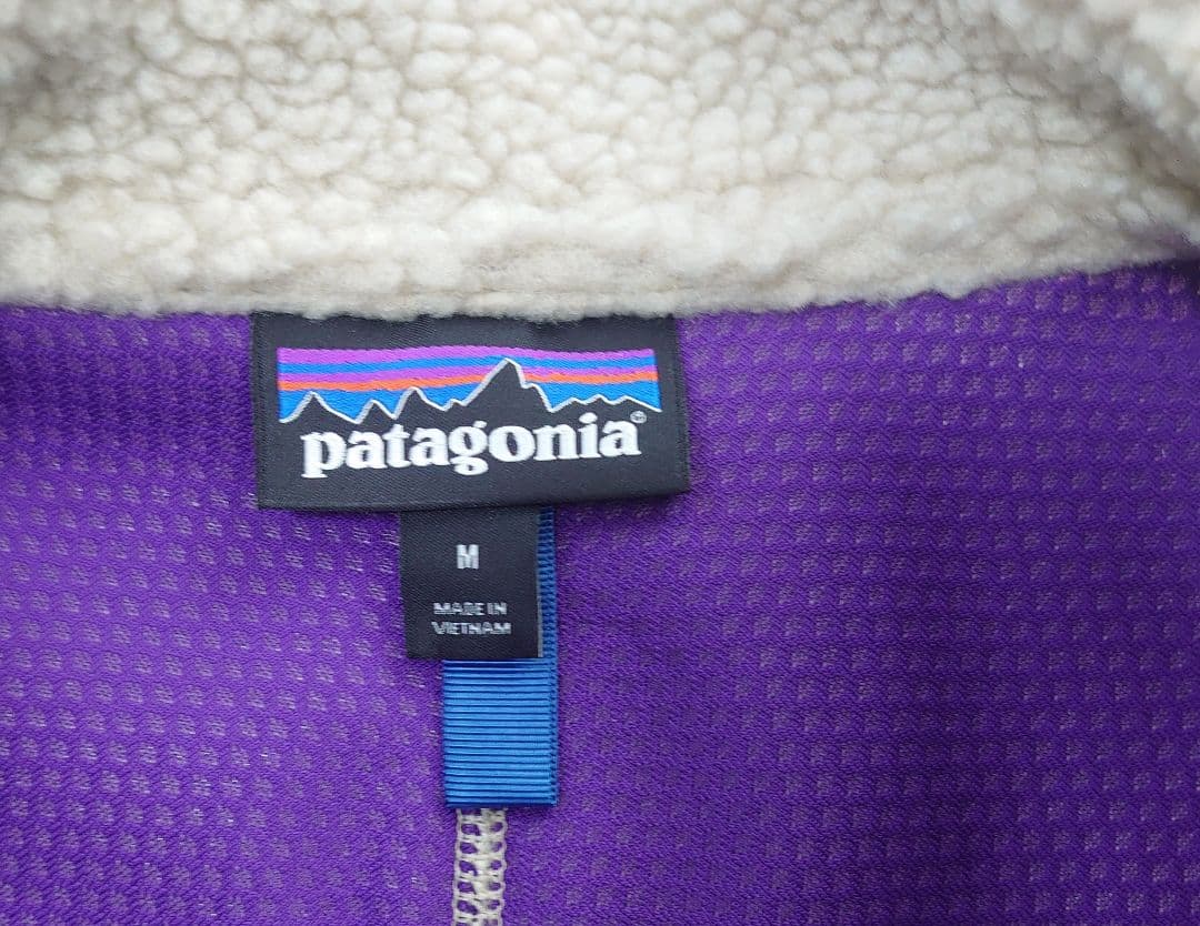 【廃盤 2021年製 パタゴニア】レトロX ベスト M ほぼ未使用 パープル