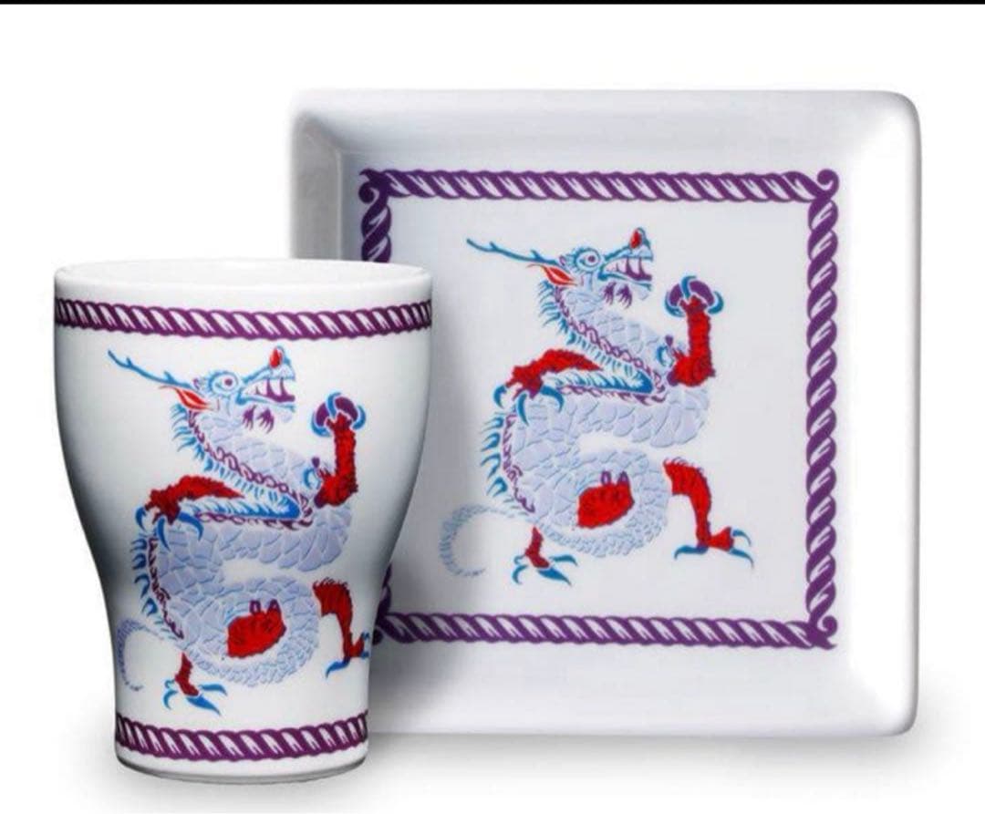 【廃盤新品】Attractions × HASAMI波佐見焼セットパネルドラゴン