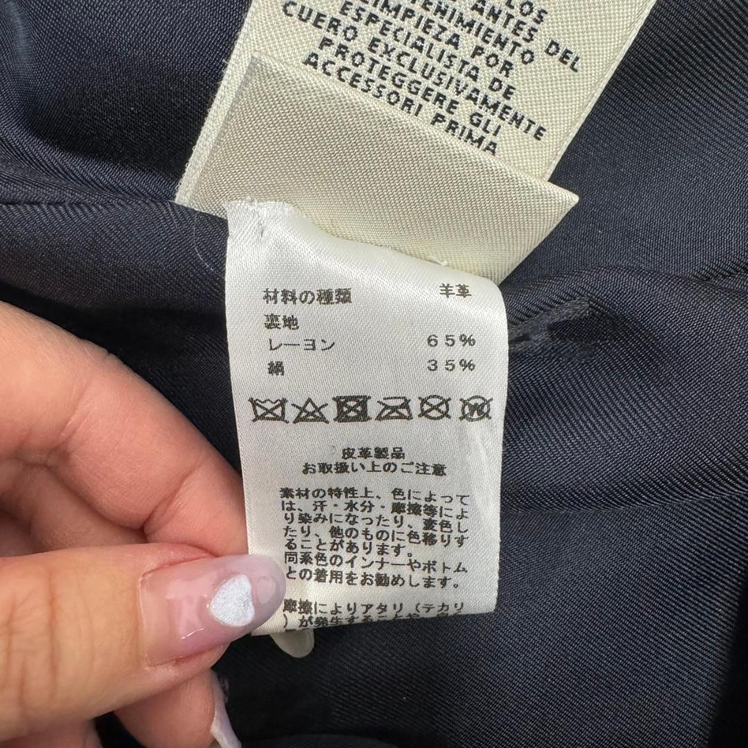 美品 HERMES シェーヌダンクル 34 レザーワンピース