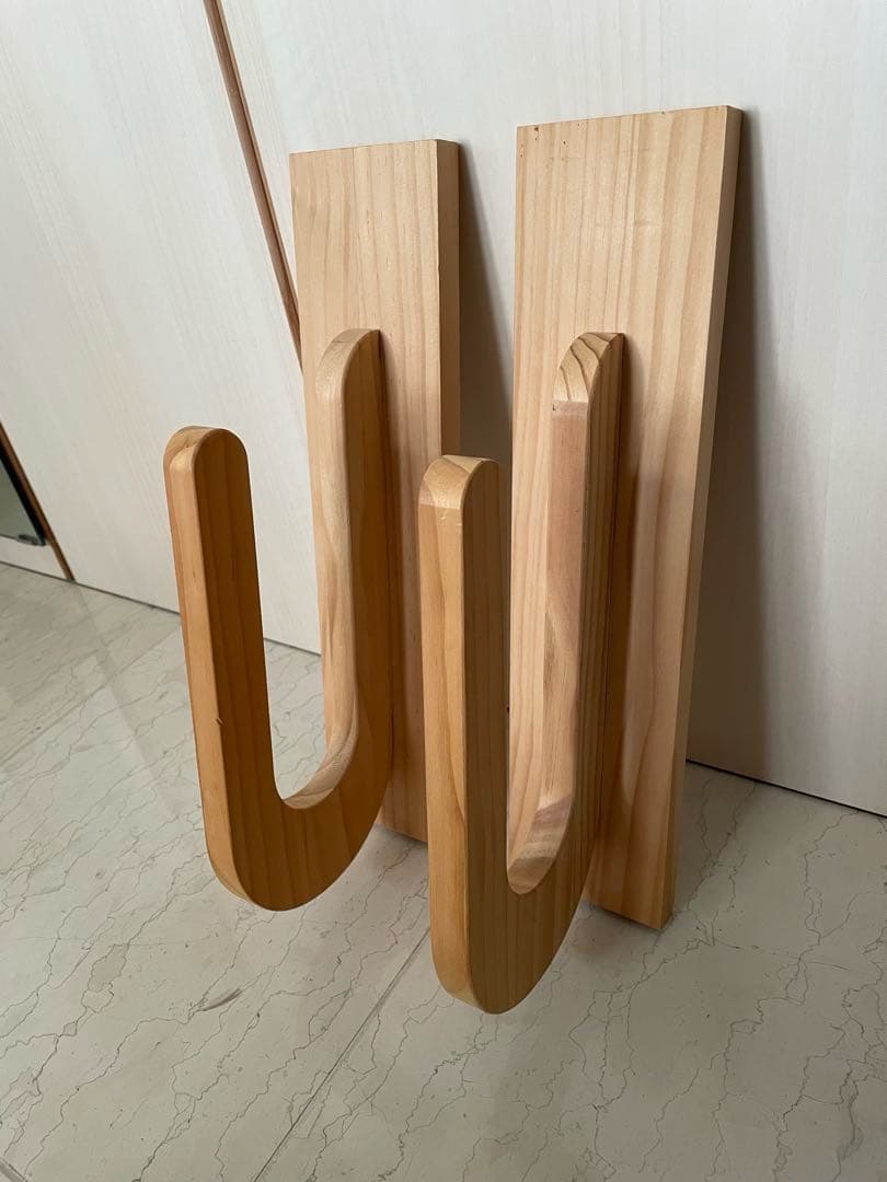 ☆未使用☆壁掛け用•サーフボードラック/木製☆