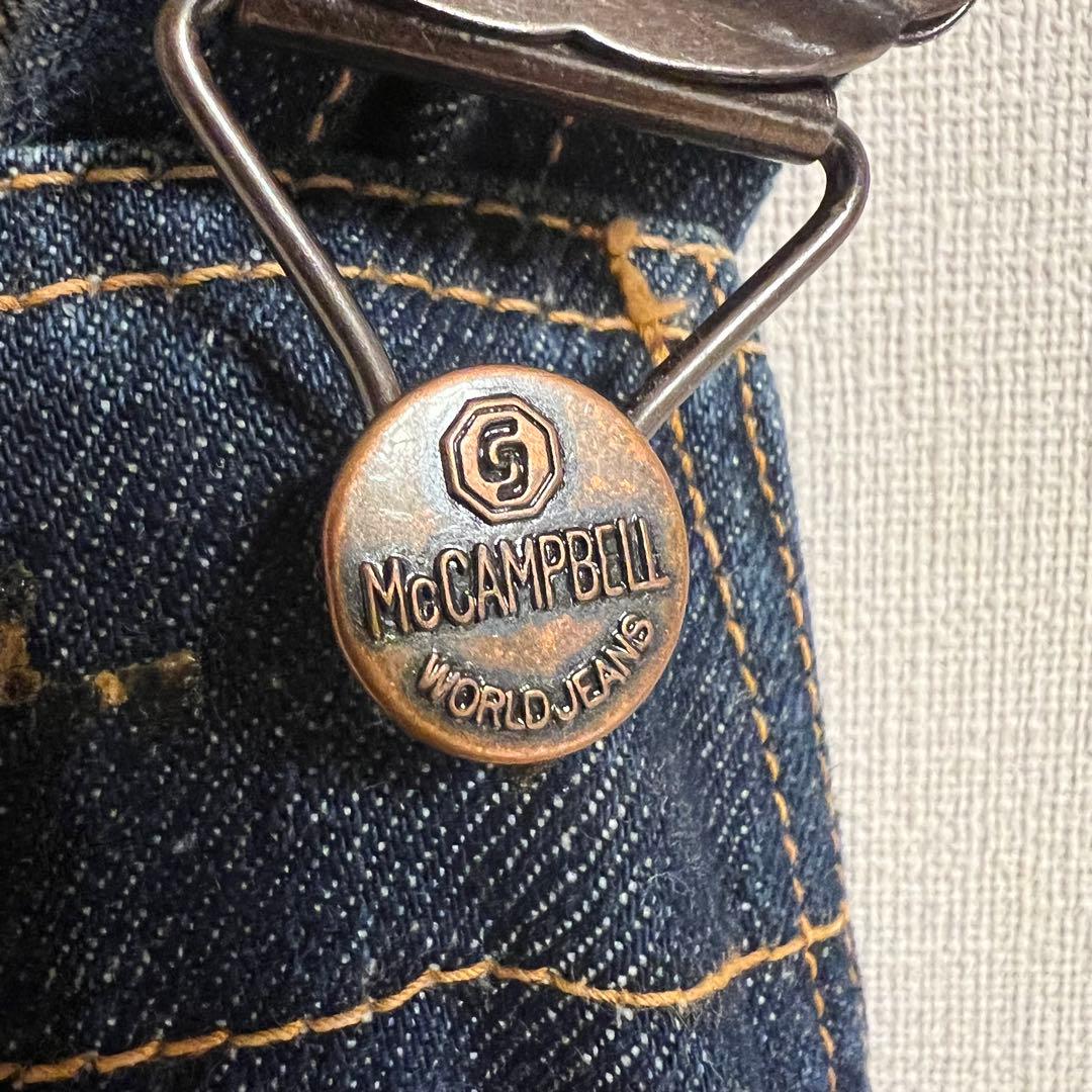 イチロー⭐️７０ｓ　レアブランド⭐️McCampbell オーバーオール　Ｌ