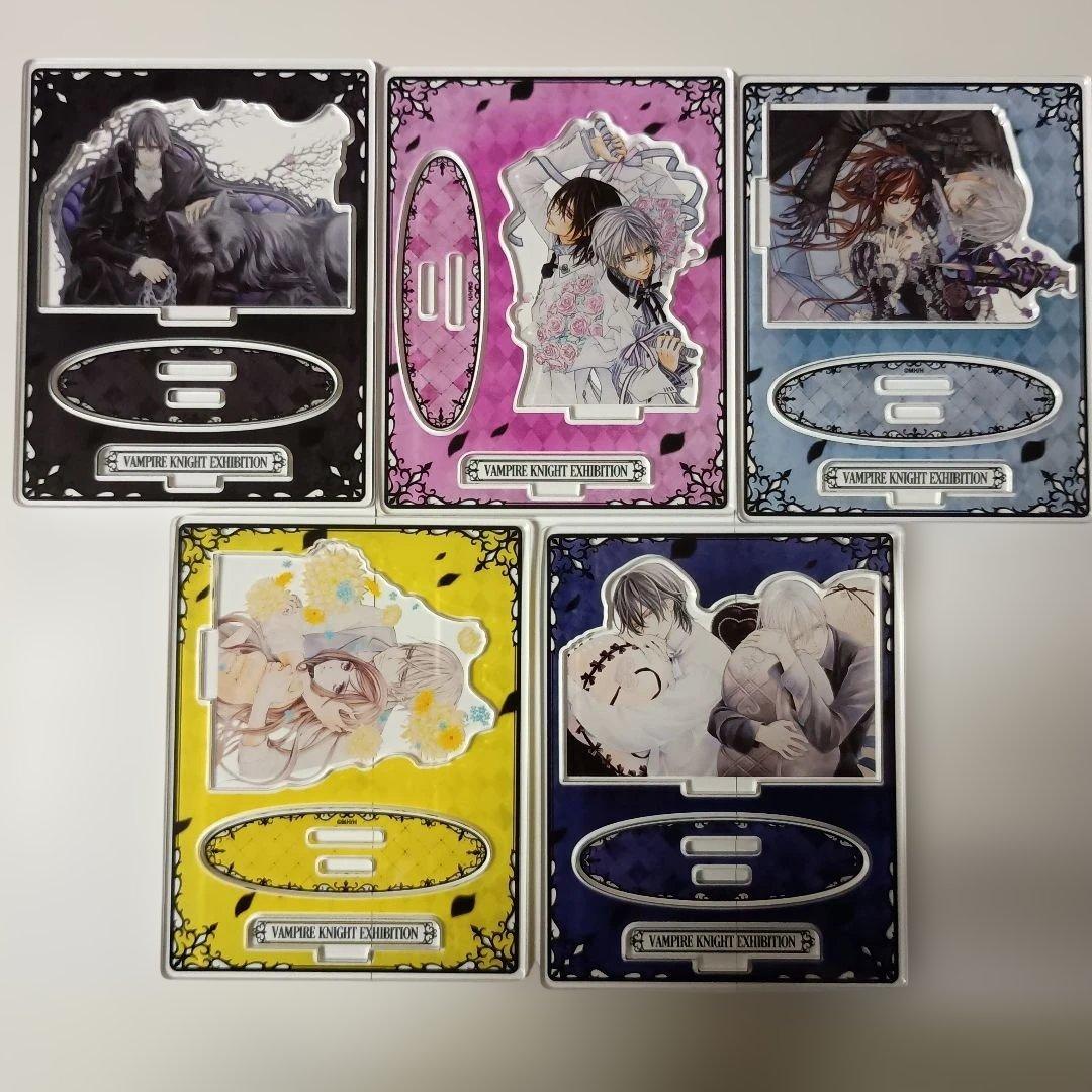 ヴァンパイア騎士 原画展 アクリルスタンド アクスタ　5点