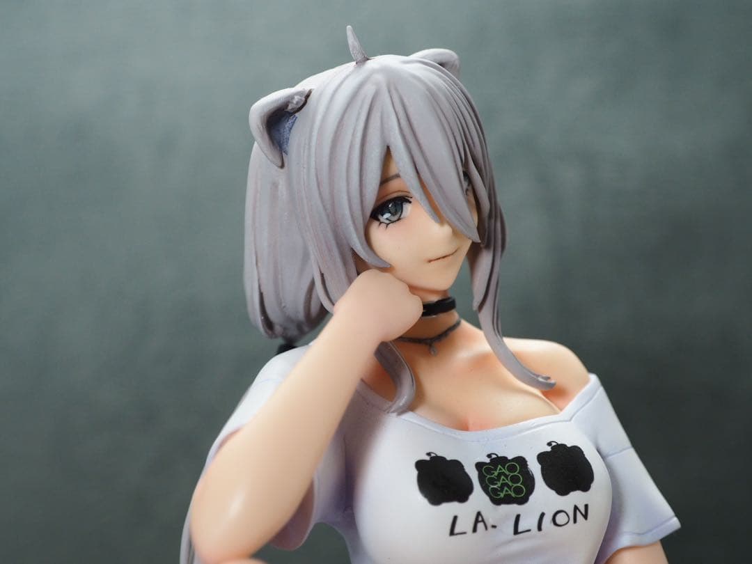 ホロライブ/獅白ぼたん/ガレージキット・塗装済み完成品/フィギュア