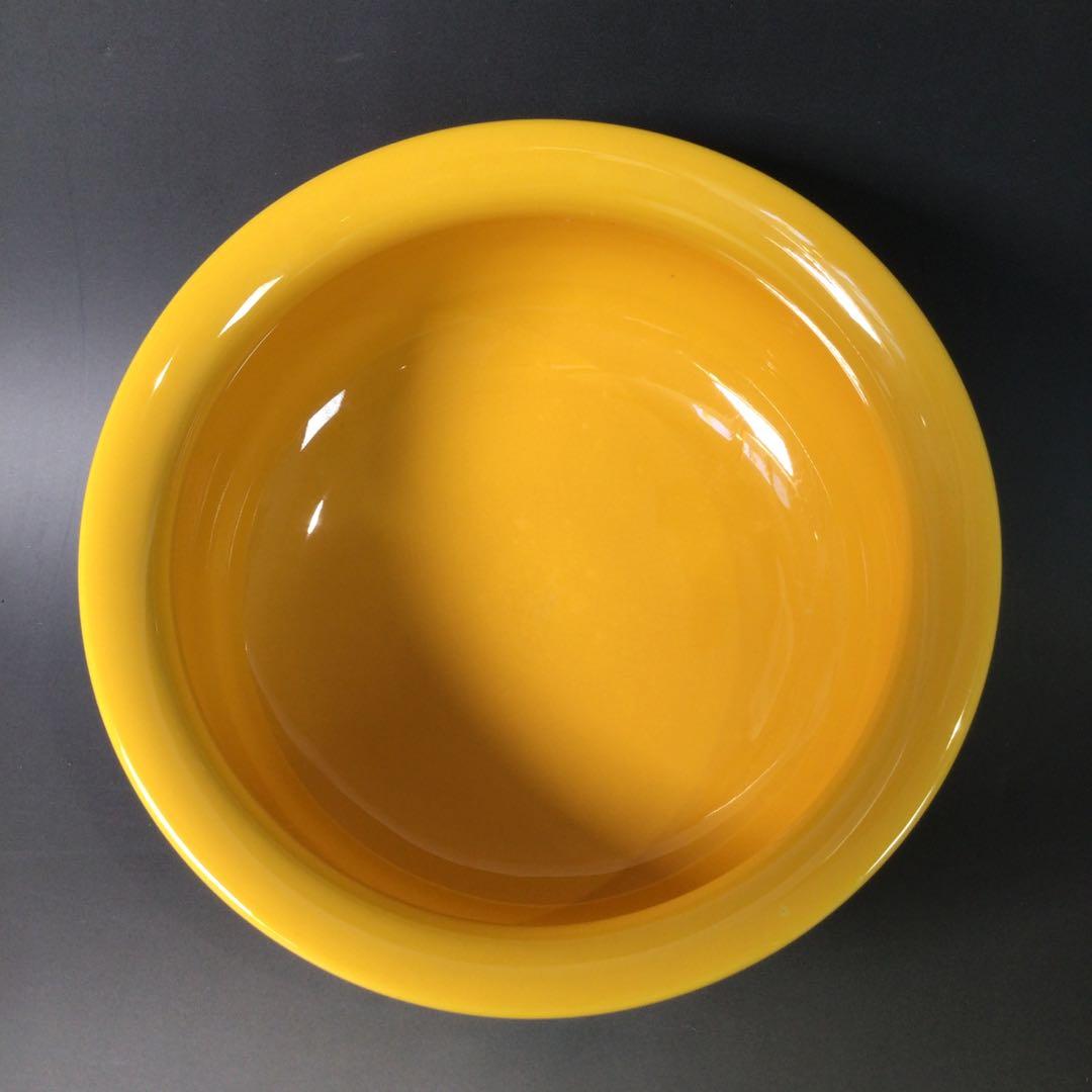 Ｒ９７１　皆具　『翠嵐窯』『黄交趾』『七宝草花文』　共箱　茶道具