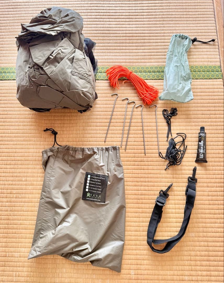 SEEK OUTSIDE インナーテント ハーフネスト シマロン/レッドクリフ用