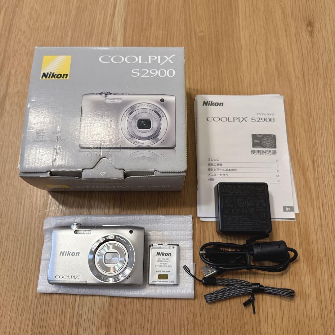 【箱付き】Nikon COOLPIX S2900 デジタルカメラ