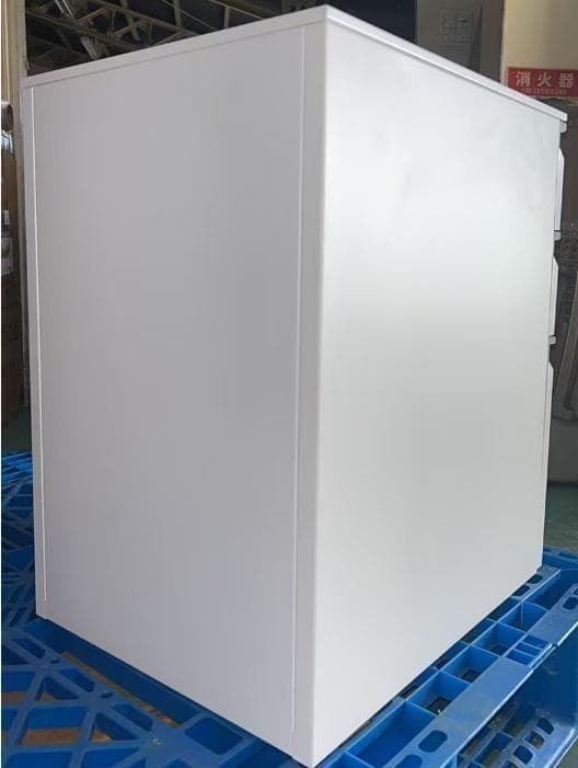 未使用中古 オフィスワゴン幅40 鍵付き 完成品 3段 キャスター付き　ホワイト