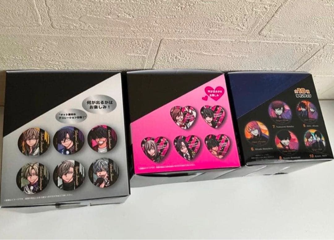 桃源暗鬼 トレーディング缶バッジ　メタリック缶バッジ　ハート缶バッジ 3BOX⑧