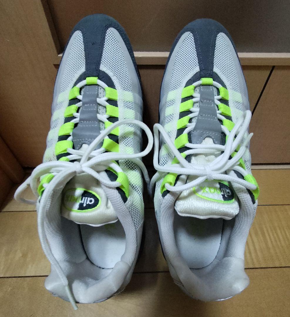 シューズ(男性用) NIKE AIR MAX 95 NO SEW NEON 511306-040