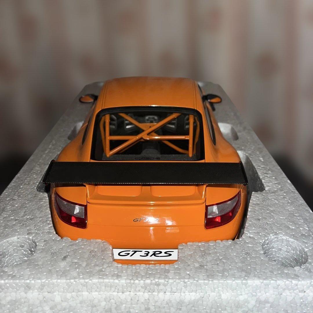 【絶版】1/12 オートアート，ポルシェ911 GT3 RS オレンジ