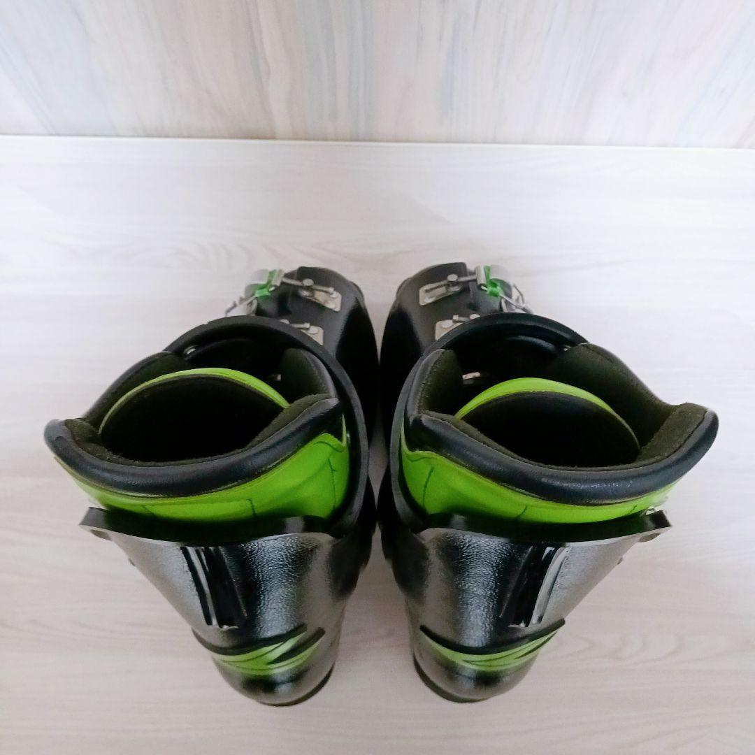 スキーブーツ LANGE ラング 7W 約25cm グリーン×ブラック