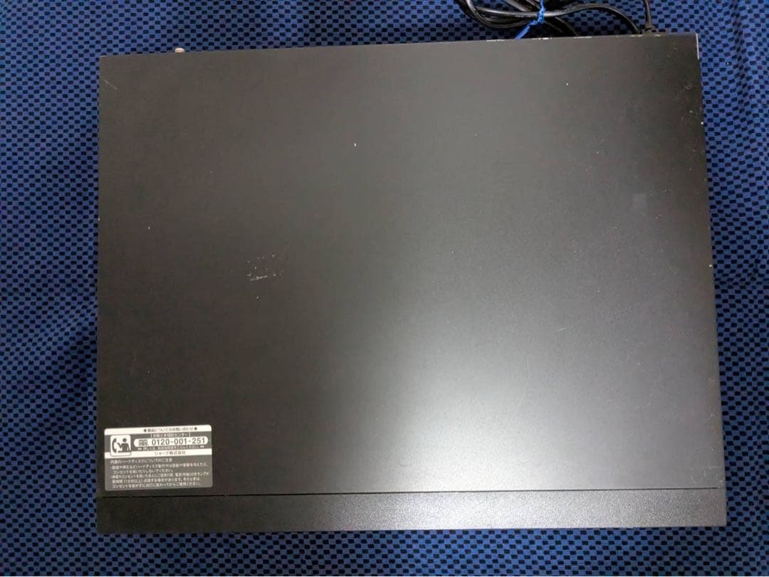SHARP AQUOS DVDレコーダー リモコン付き