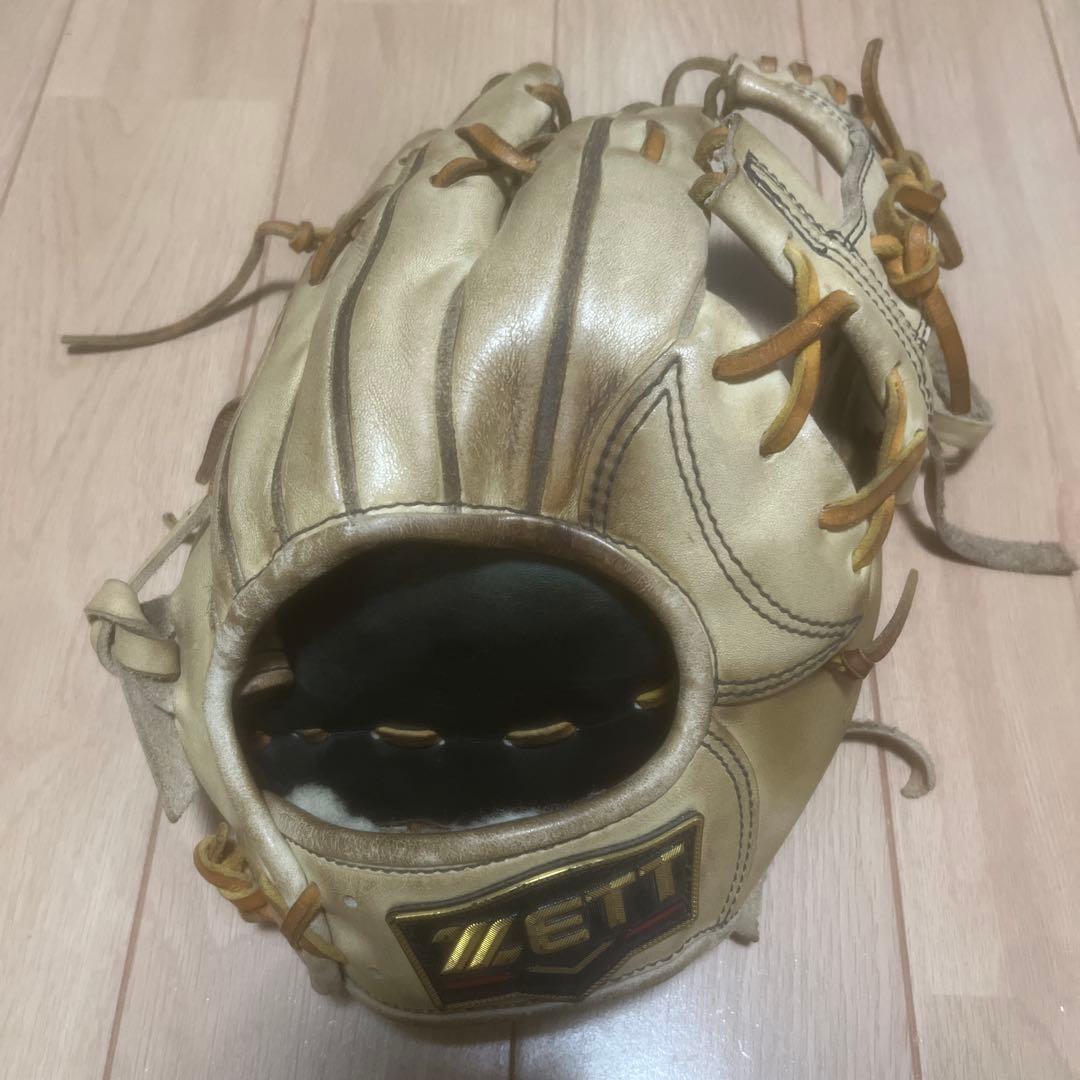 ZETTベージュ オーダー硬式グローブ