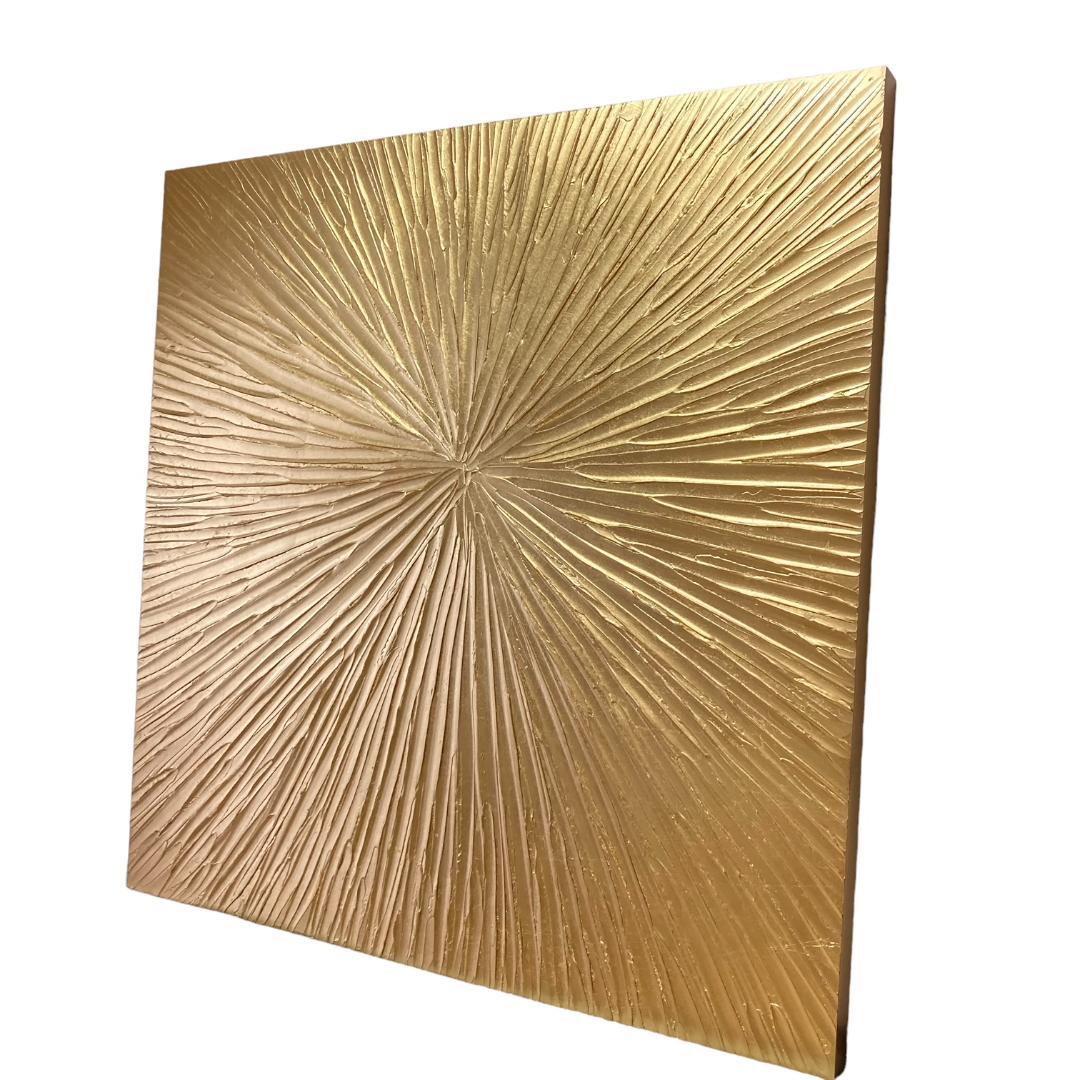 訳アリ／キャンバスアート ゴールド樹脂 デコボックス 0257 Ⓣ