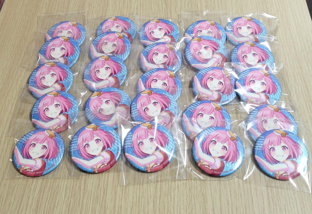 鳳えむ プロセカ グリッター缶バッジ 33b 特典 25点