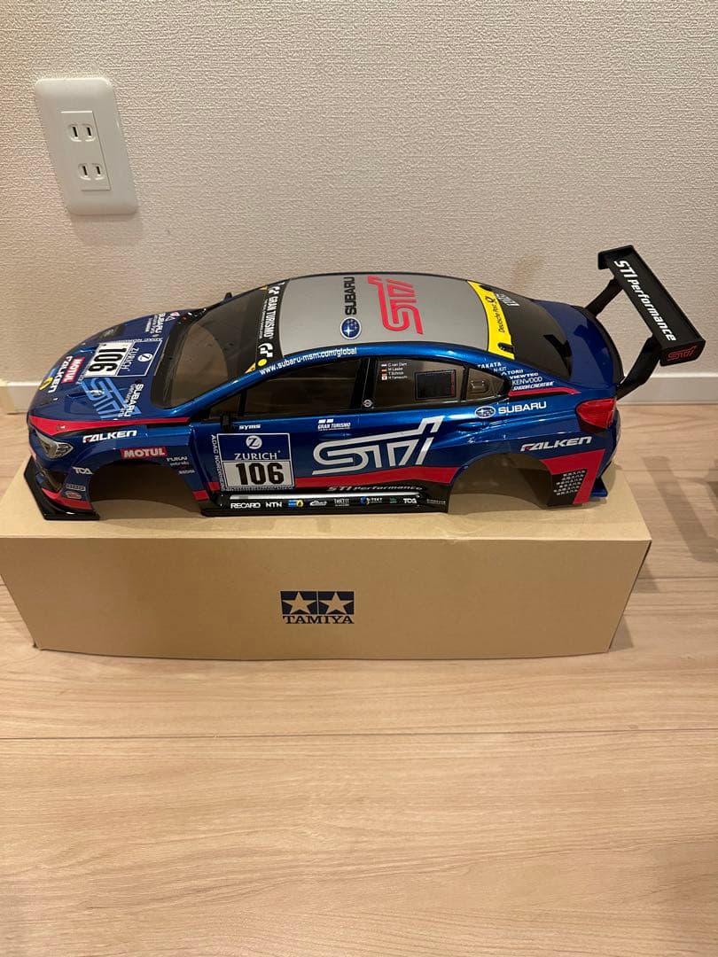 ラジコン　タミヤ　XB SUBARU WRX STI NBR 完成品
