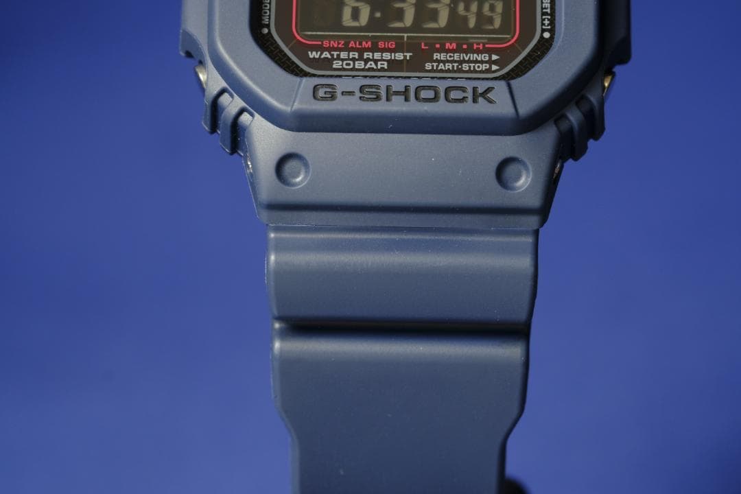 【中古】G-SHOCK GW-M5610U ネイビー 電波ソーラー(117)