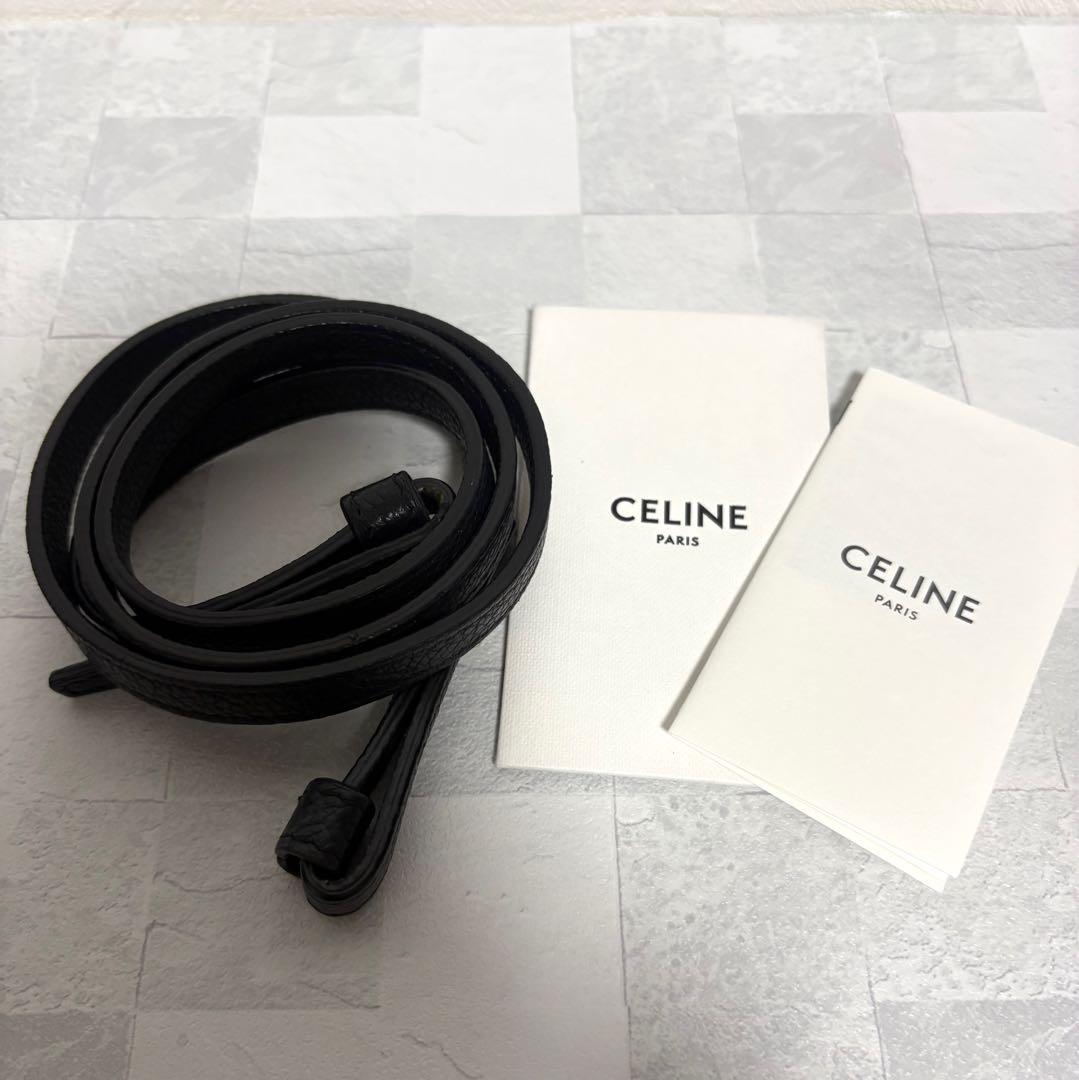 CELINE セリーヌ スモールフォールドカバ 2WAY黒