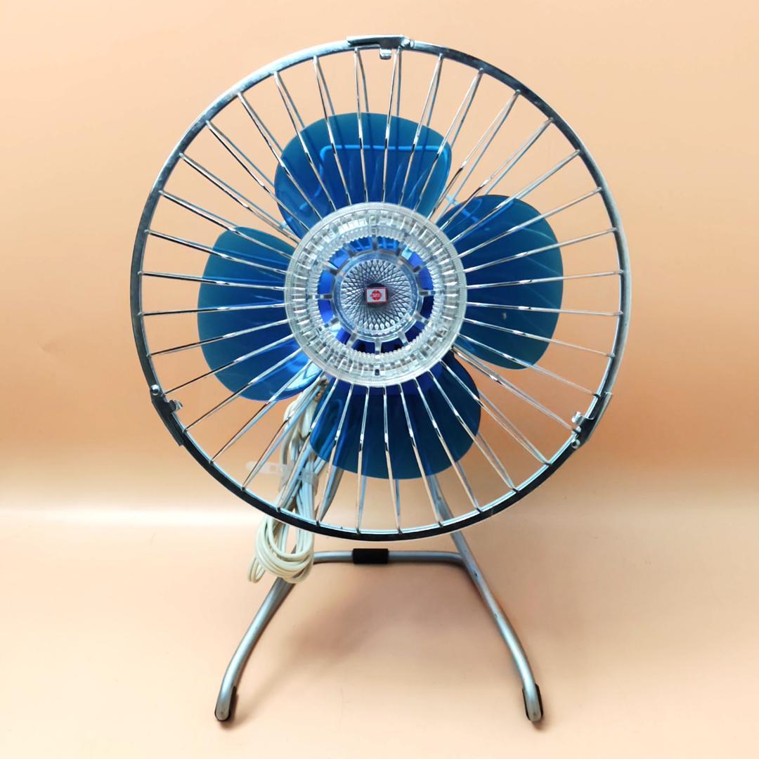 【動作品】ホリエ電機 卓上扇風機 HF-20C そよ風 昭和 レトロ 箱付き