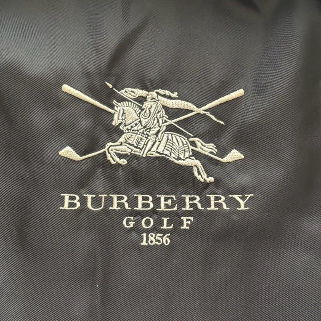 BURBERRY バーバリーゴルフ キルティングジャケット 黒 ステンカラー