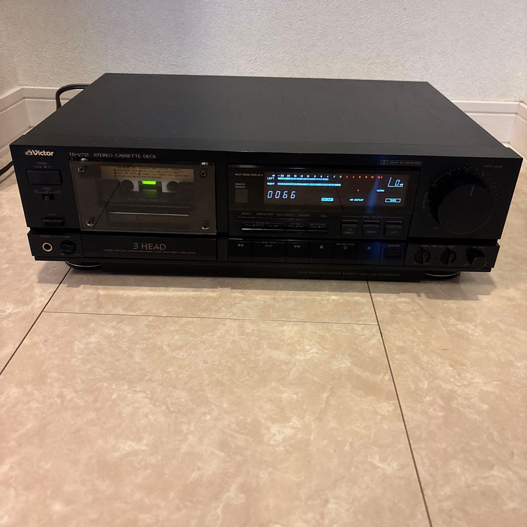★貴重★Victor 3ヘッドカセットデッキ TD-V721