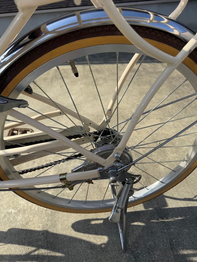 Feerique Jr【フェリーク ジュニア】自転車22インチ　クリーム　アサヒ