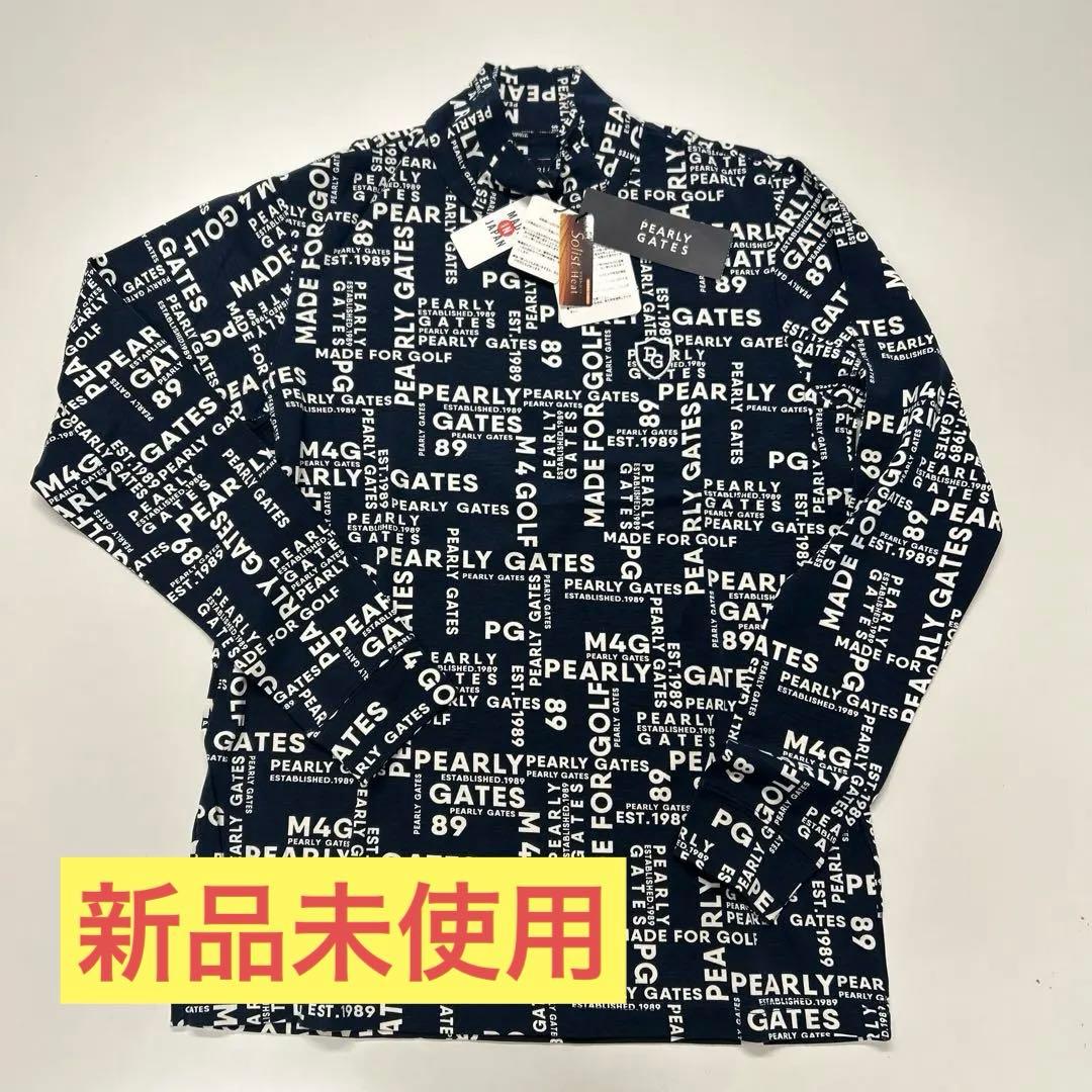 パーリーゲイツ　長袖　モックネック 4 メンズ　ゴルフ