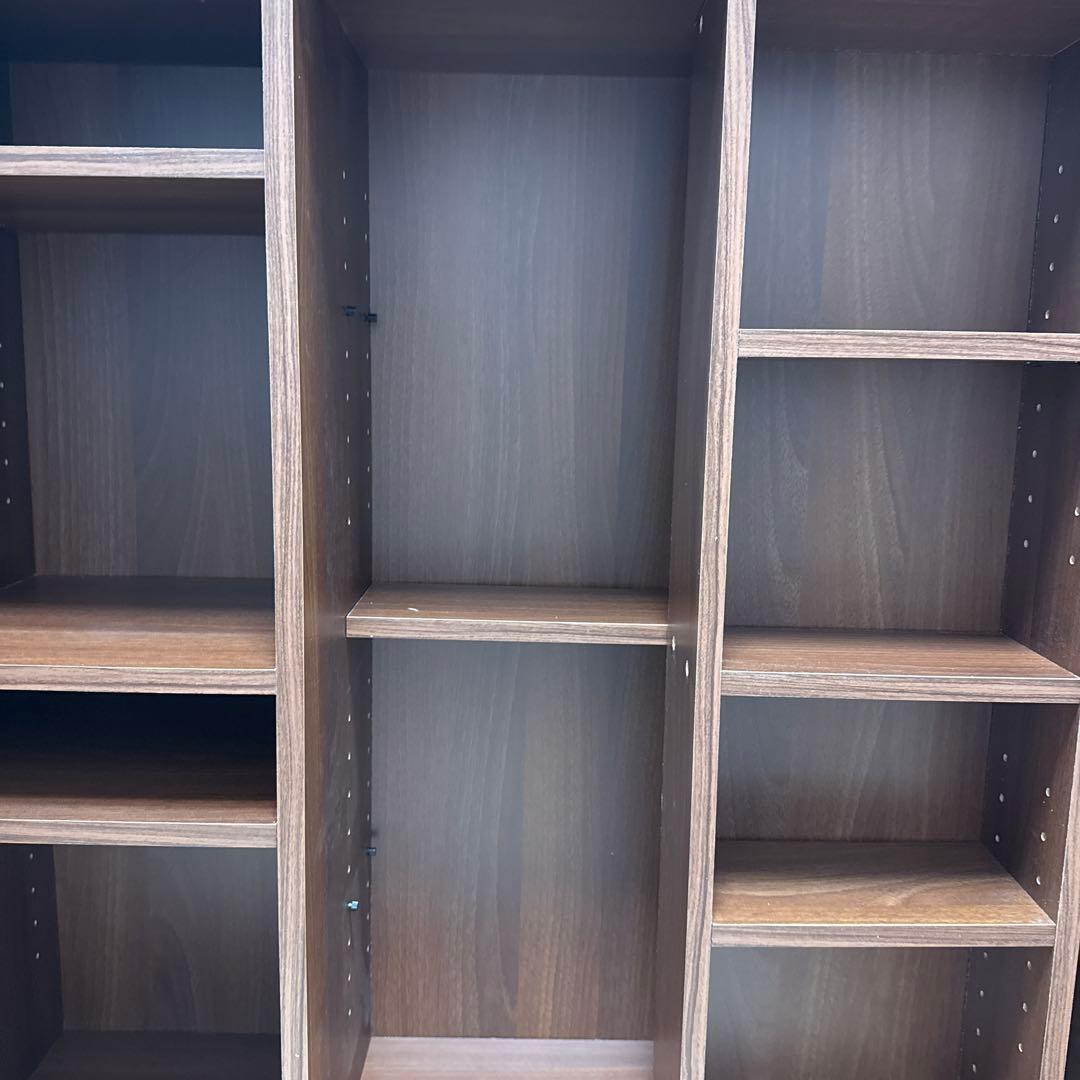 子*ず様 本棚　可動棚　ウォルナット　アイリスオーヤマ