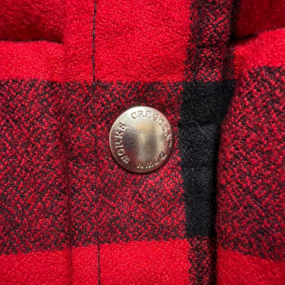 ボーイズマーケット別注クレセントダウンバッファローチェック未使用品　XXL