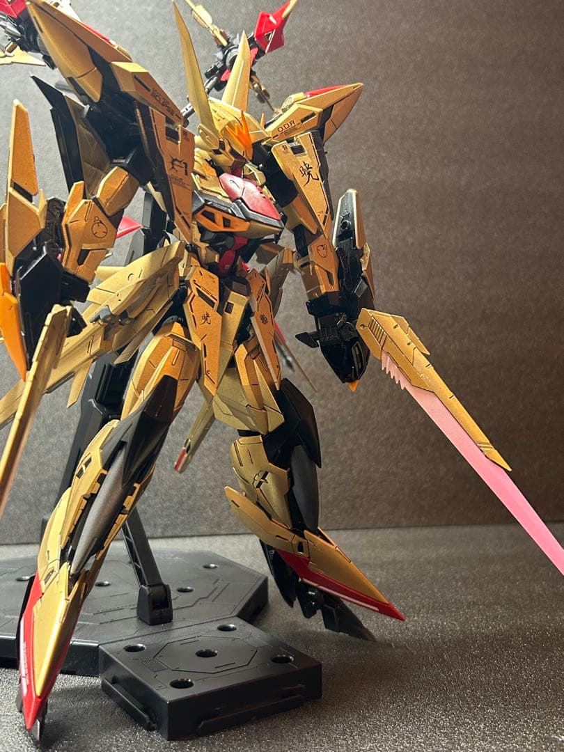 MG エクリプスガンダム&マニューバストライカー　全塗装 完成品 暁カラー