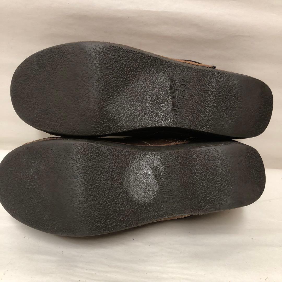 ダンスコサボプロフェッショナルスエードレザー茶37