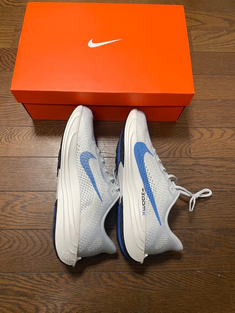 ナイキ ペガサス プラス　Nike ZoomX スパイクシューズ グレー/ブルー