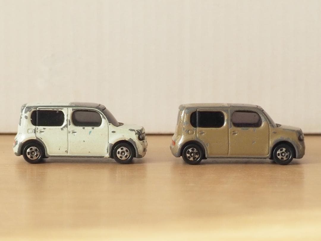 非売品 トミカ★日産 キューブ 8台セット カラーサンプル CUBE ミニカー