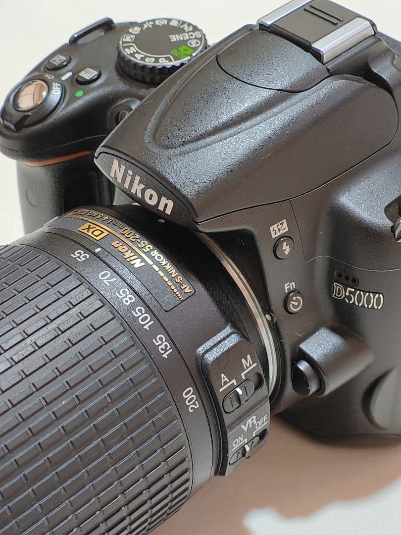 【値下げ】Nikon D5000 デジタル一眼＋AF-S 55-200mm VR