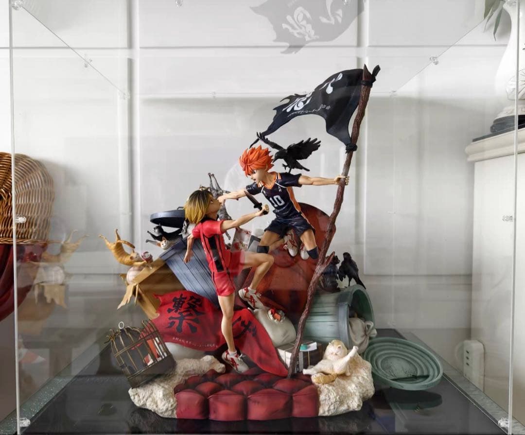 ハイキュー!! 日向翔陽VS孤爪研磨 ガレージキット ガレキ スタチュー①