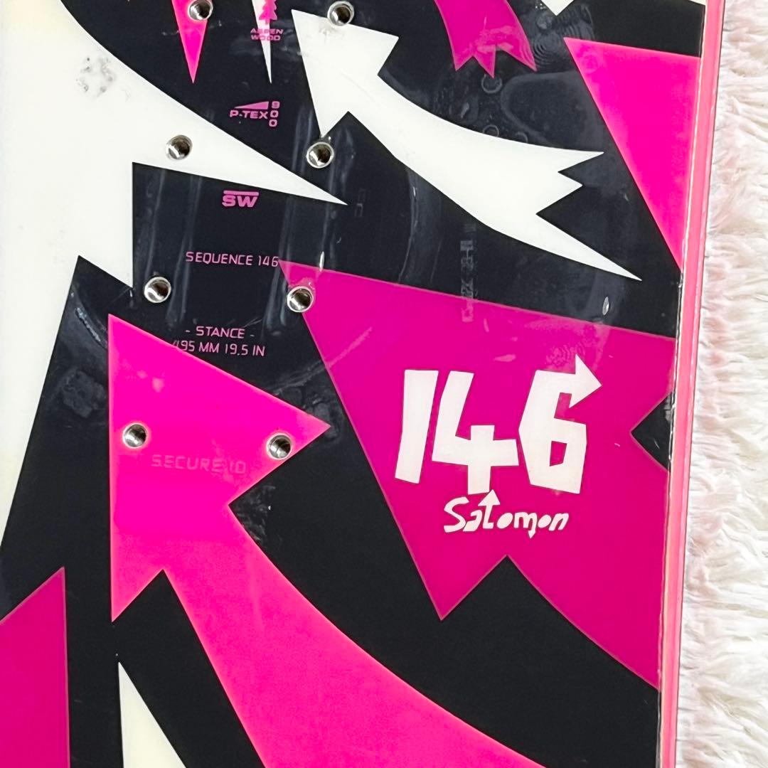 【良品】 SEQUENCE 146cm SALOMON スノーボード