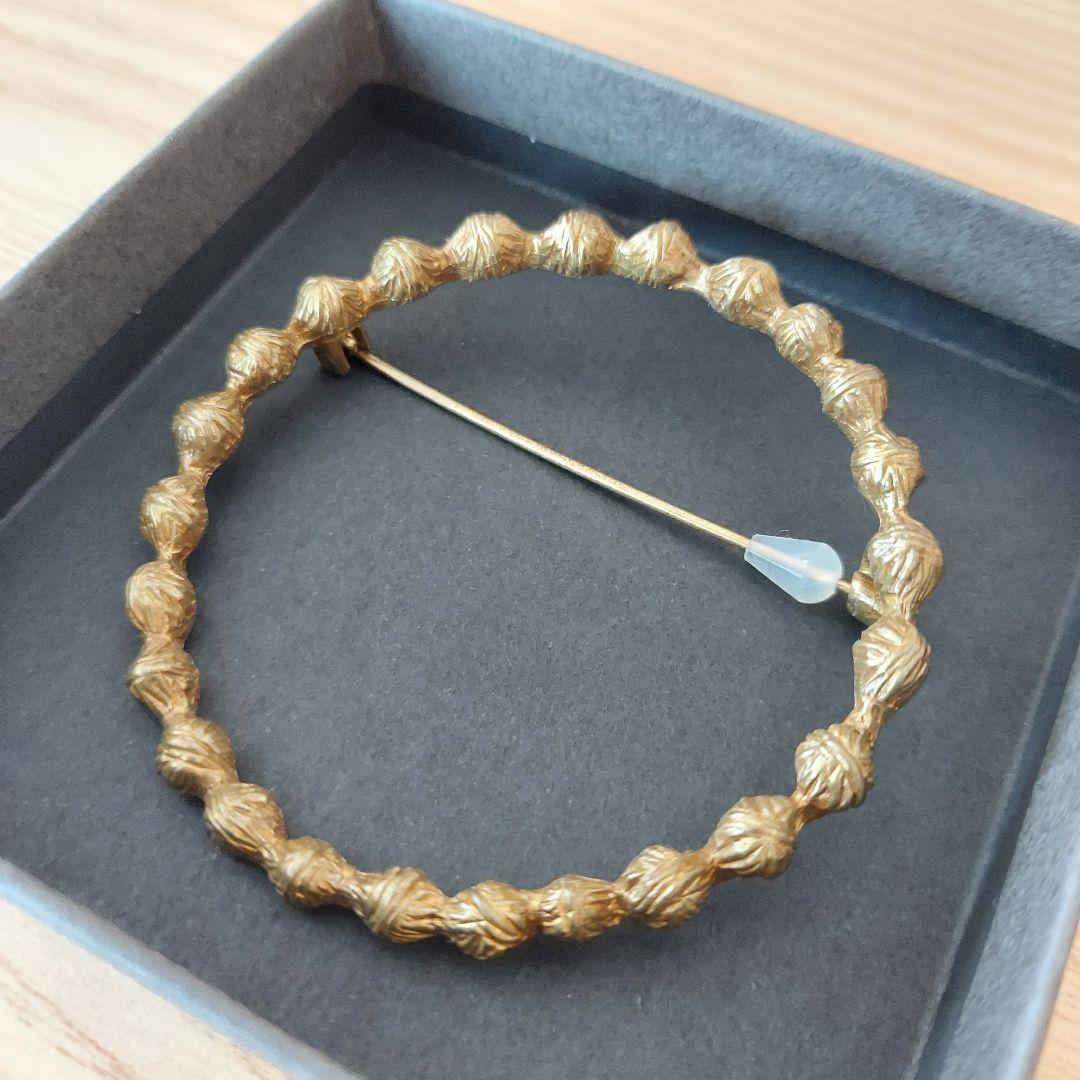 minä perhonen 　tambourine　ブローチ(ゴールド)