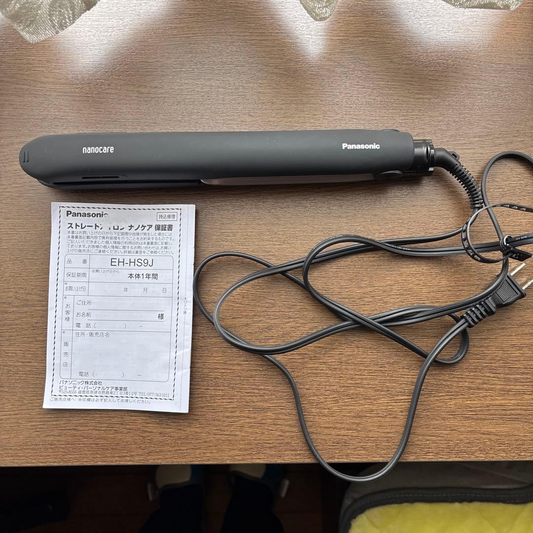 Panasonic EH-HS9J ストレートヘアアイロン