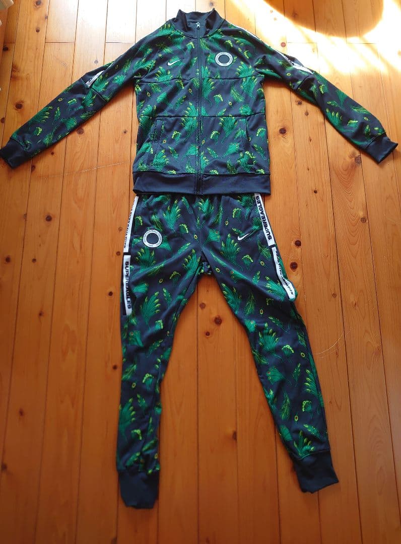 ナイキ サッカー ナイジェリア代表 アンセムジャケット 上下セット Sサイズ