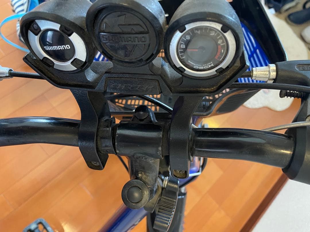 子供用自転車 青 ブリヂストン22インチ　手渡しか着払いで